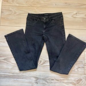 WHBM skinny Flare Jean size 2R Black